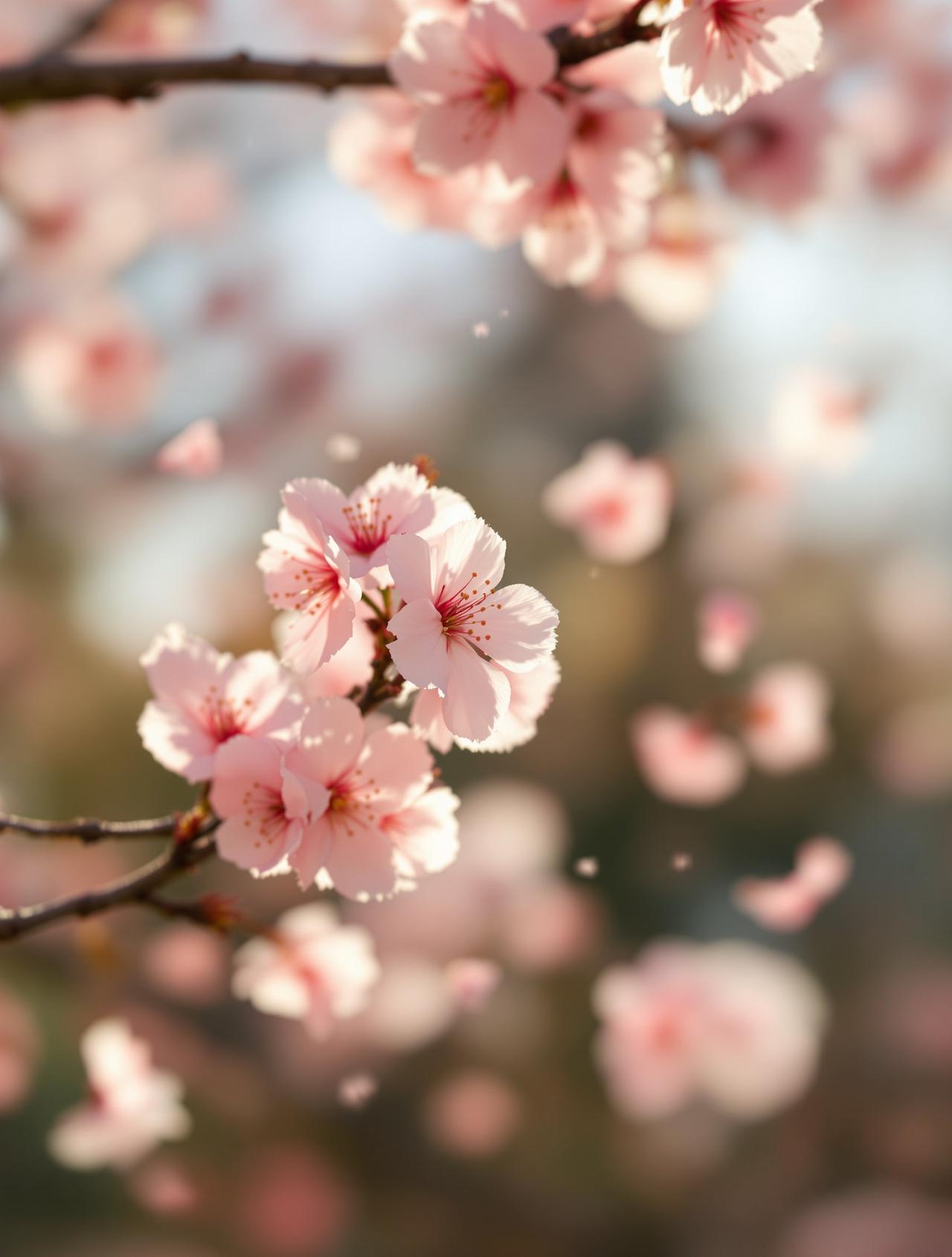 花瓣雨：樱花树下的春天