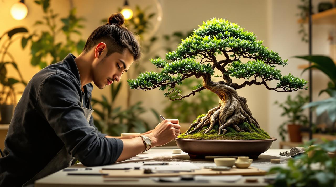 盆艺新生：90后盆景师的创新路